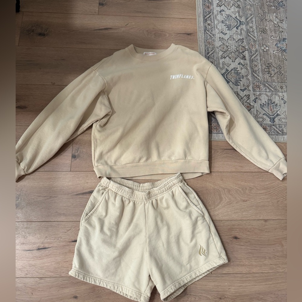 Twin flames sweat set